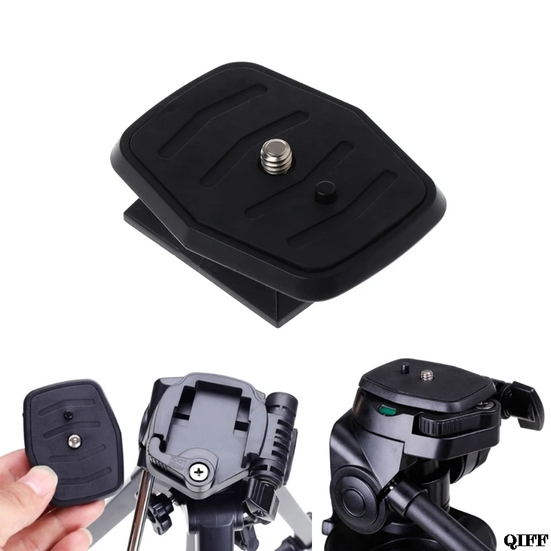 Drop Ship&Wholesale Quick Release Plate Universal QB-4W Tripod Screw Adapter For YUNTENG Velbon Sony APR29