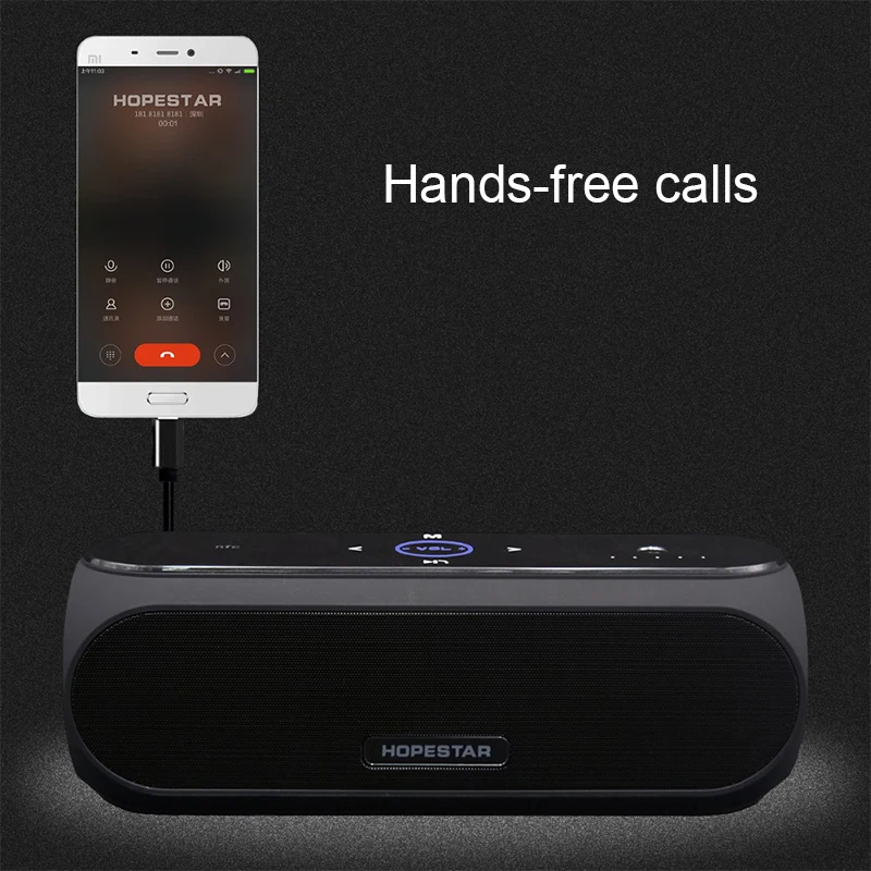 Hopestar H19 NFC сенсорная Беспроводная bluetooth колонка стерео басовая Mp3 Altoparlante сабвуфер s