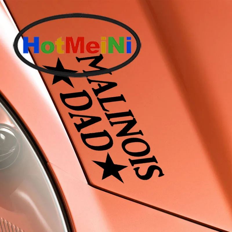 

Free Shipping Malinois Dad Sticker For Car Window Truck Bumper Door Funny Lettering Art Vinyl Decal Bite Sleeve Police 8 Colors
