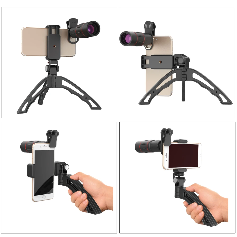 APEXEL 18x25 телескоп объектив Монокуляр+ 3 в 1 телефон объектив+ Мини штатив для iPhone samsung других смартфонов путешествия Охота Спорт
