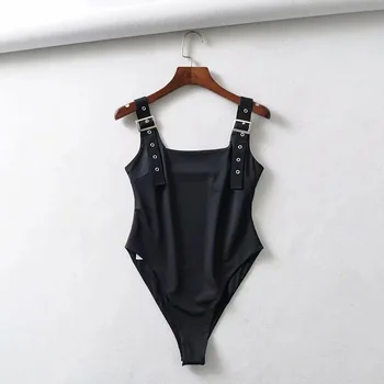 

Summer Suspender Strap Bodysuit for Women Romper Elegant Overall Cute Skinny Cami Bodysuit