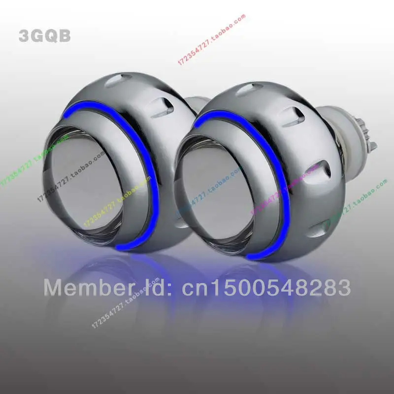 3 &quotдюймов ангельские глазки кольцо bi xenon объектив проектора комплект с CCFL дьявол