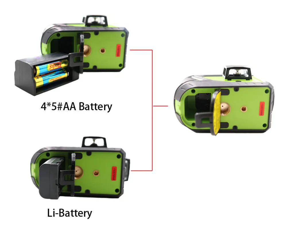 2 шт. львенка-батарея Fukuda 12 линия 3D лазерный уровень 360 вертикальный и горизонтальный лазерный уровень самонивелирующийся 515нм острый лазерный уровень