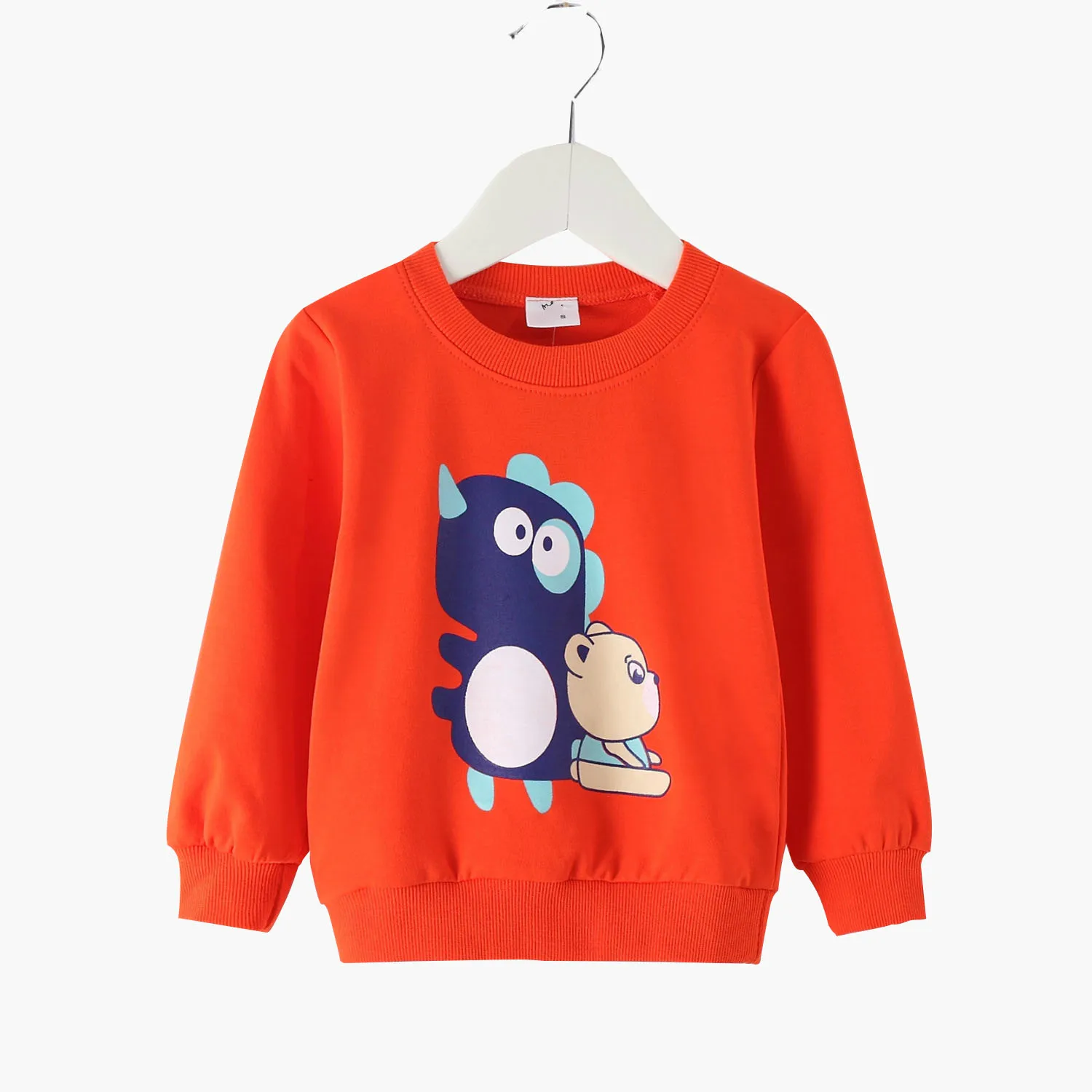 Свитшоты для маленьких девочек; сезон зима-весна-осень; свитер; футболка с длинными рукавами и рисунком; детская одежда с персонажами; свитер для маленьких мальчиков - Цвет: Лаванда
