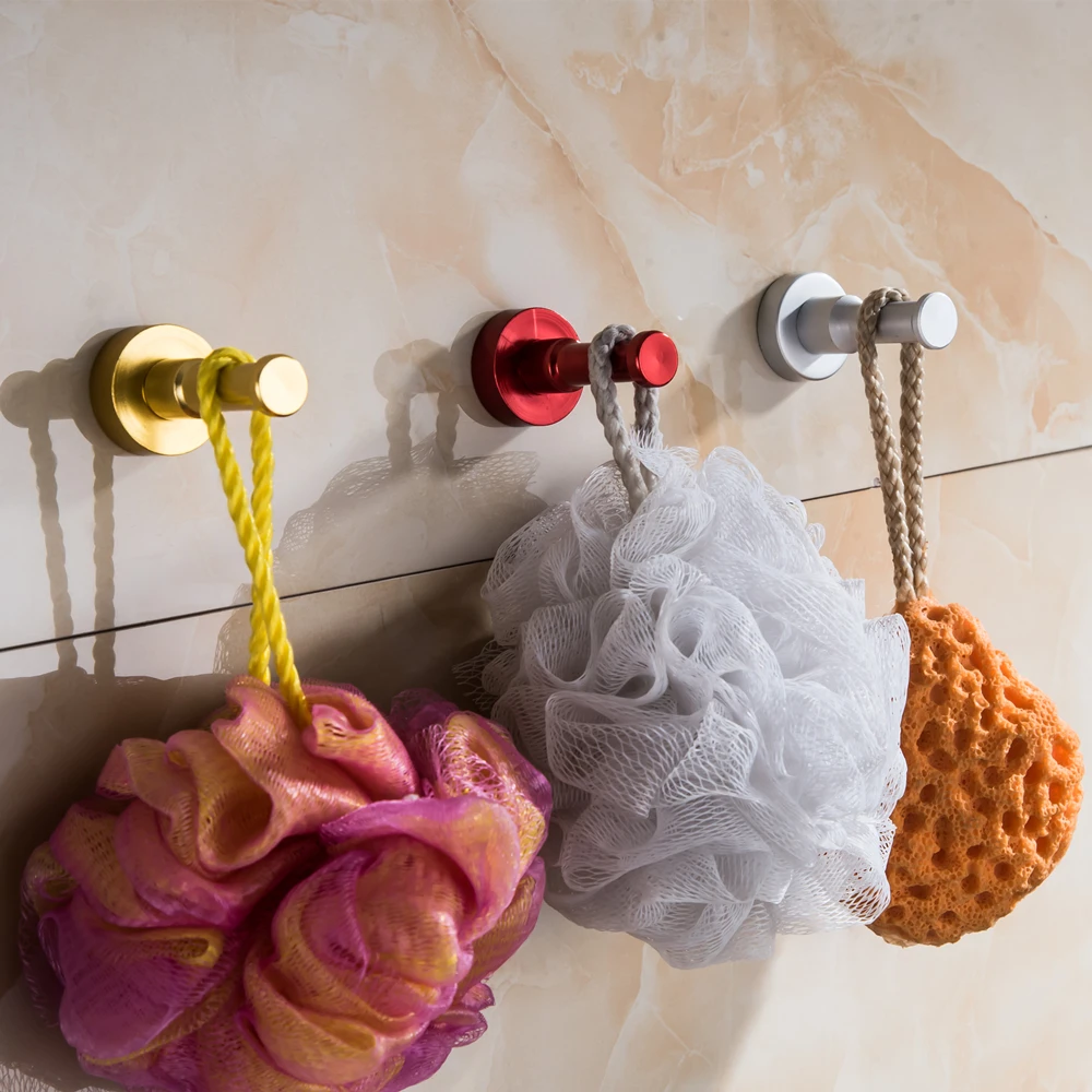 Towel Mop Hooks Wall Hangers for Hanging Kitchen Bedroom Bathroom Accessories Holder Organizer Bathroom Cabinet Cupboard Hanger 5