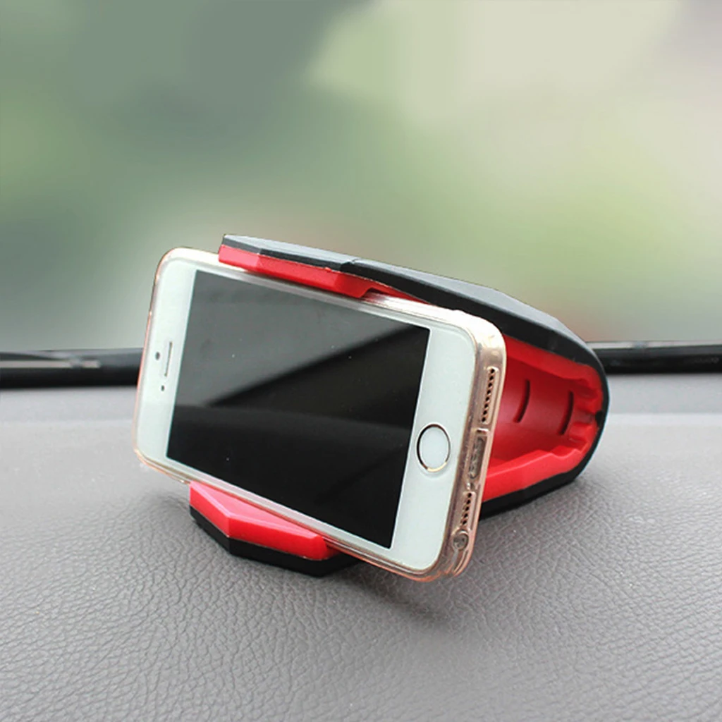 

Universal Dashboard Car Phone Holder Stand Adjustable Alligator Clip Holder Car Dashboard Mobile Scaffold Cradle Mount Holder