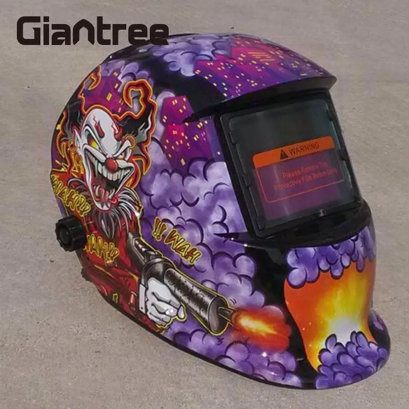 

Giantree Solar Power Welders Helmet Auto Darkening Welding Helmet Mask Welder Grinding Helmet Mask Hood Protector Safety Helmet