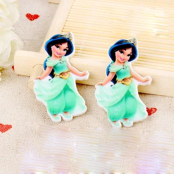 

Free Shipping 100pcs/lot 42x24mm cartoon Resin Flatback Button For Hair Bow Center Craft Scrapbooking SC227