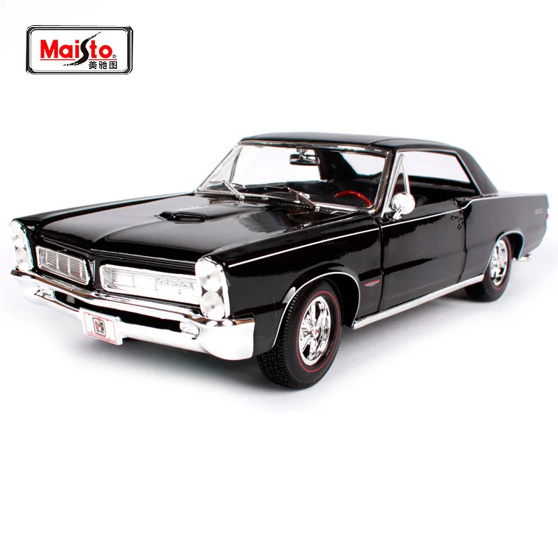 Maisto 1:18 1965 Pontiac GTO(Hurst Edition) мышечная модель старого автомобиля литая под давлением модель автомобиля игрушка Новинка в коробке 31885