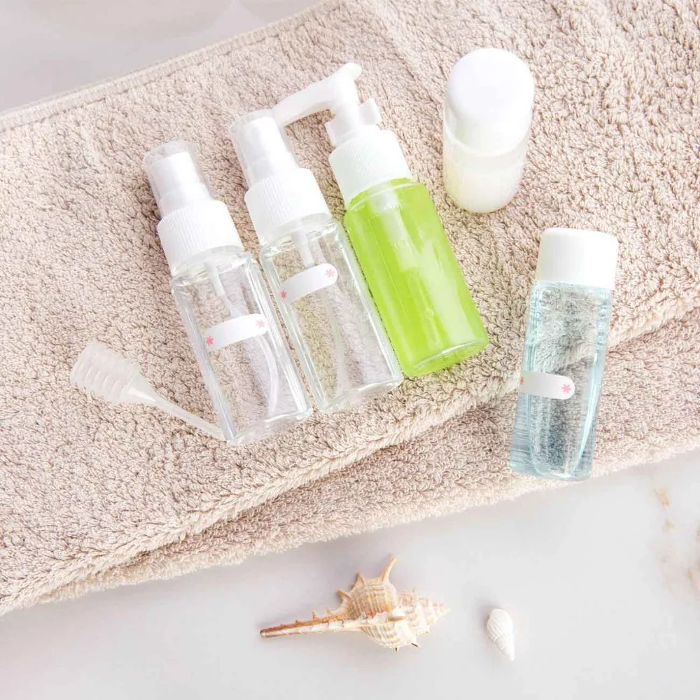 7Pcs Portable Soap Dispenser Pump Set Travel Packing Spray Bottle Container for Cosmetic Cream Lotion Pot Jar Shampoo Dispenser 7Pcs Portable Soap Dispenser Pump Set Travel Packing Spray Bottle Container for Cosmetic Cream Lotion Pot Jar Shampoo Dispenser