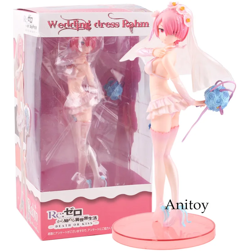 

Re: Life in a Different World from Zero Wedding Dress Ram ---- Figure PVC Re Zero Anime Figure Collectible Model Toy