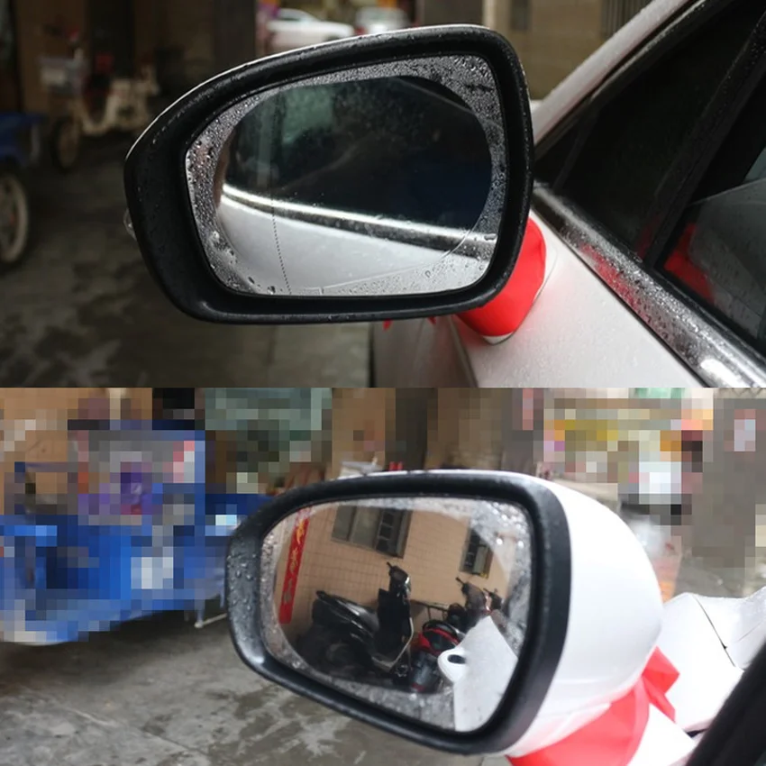 Авто товары непромокаемый автомобильный зеркало заднего вида наклейки пленка анти туман прозрачное окно прозрачная защита нано привод безопасности