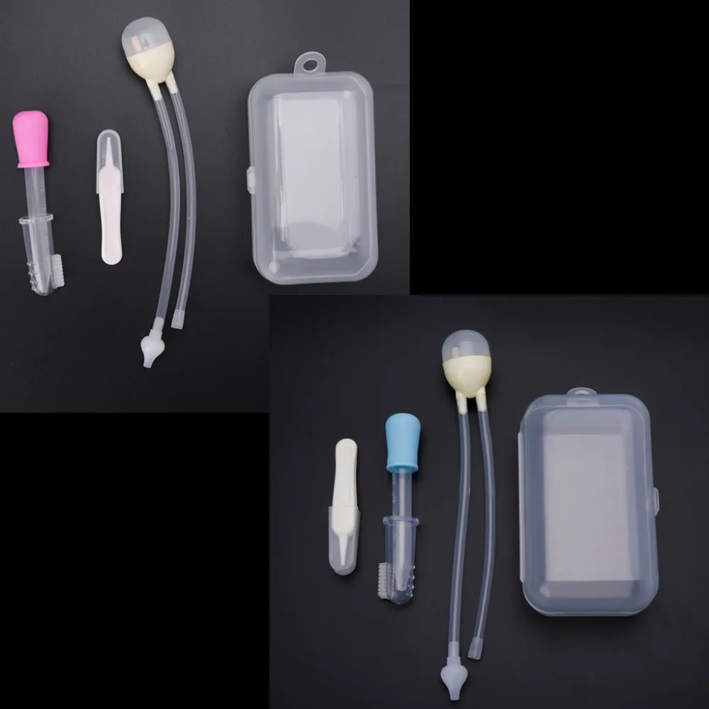 4 шт. набор для ухода за новорожденным младенцем медицинский носовой аспиратор капельница кормушка комплект для ухода за ребенком MAY21-B