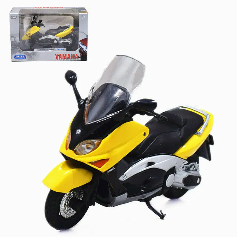

Модель мотоцикла Welly 1:18 Yamaha XP500 TMAX, новая игрушка в коробке