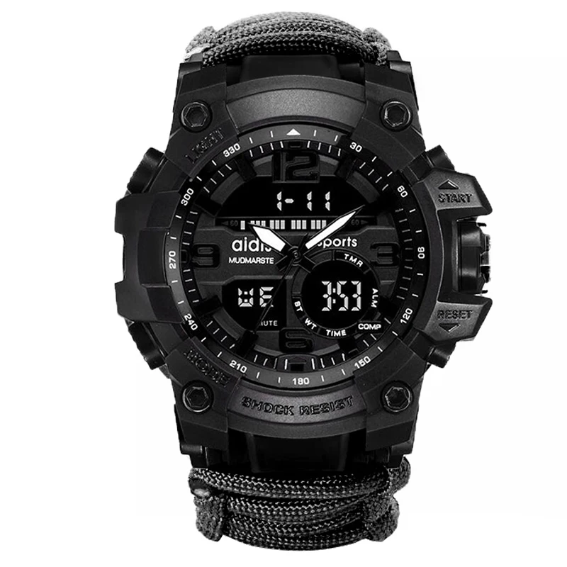Shock Sport Watches Big Dial Quartz Digital Military Waterproof Men Wristwatches Male Clocks Men's Watch Deportivos Reloj Hombre