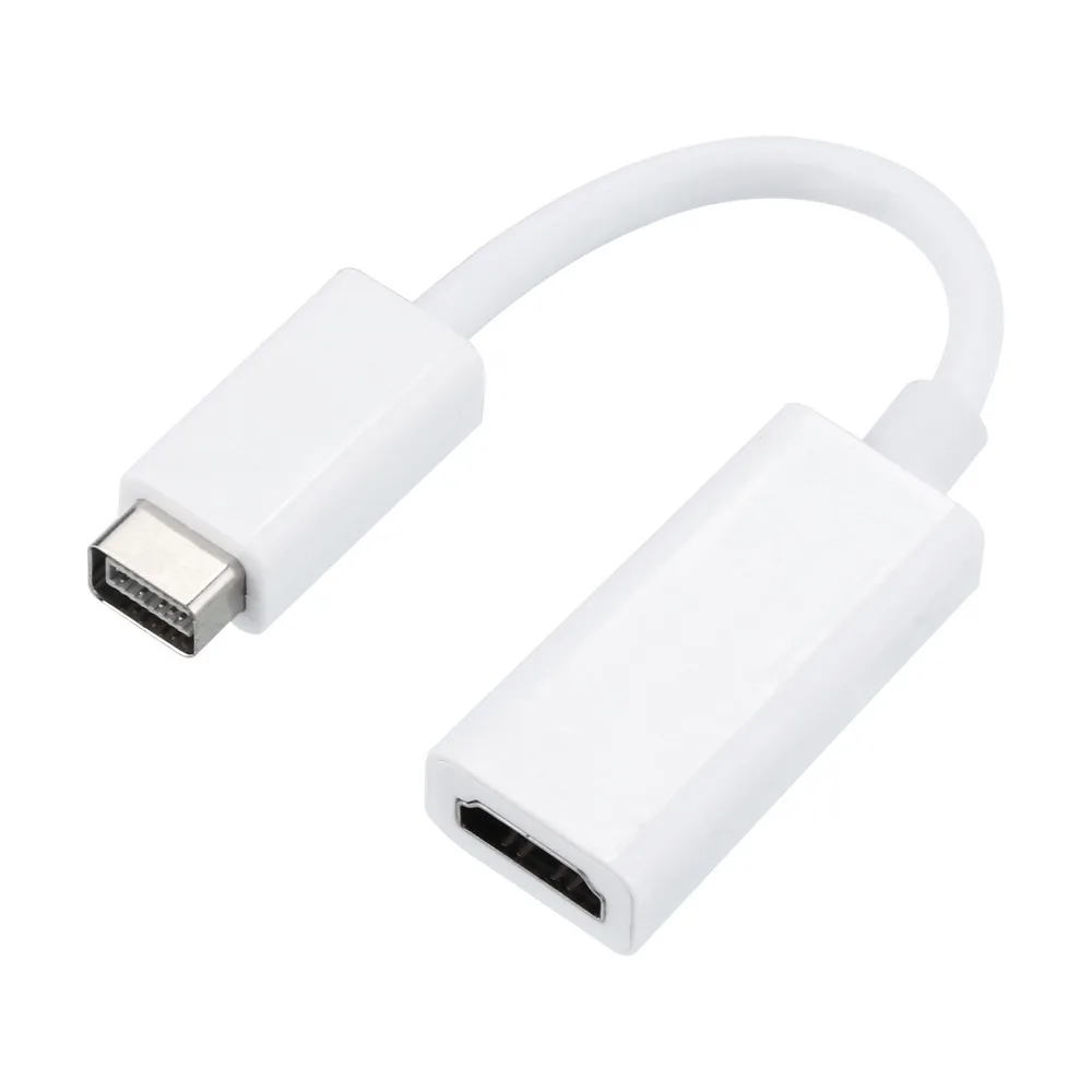 

High Quality HDMI Cable Adapter Mini-DVI to Female HDMI Adapter Converter Cable for iMac Macbook PowerBook White Cable L0312