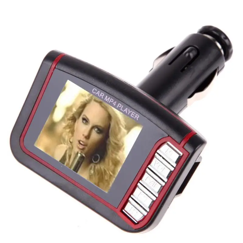 

1.8" LCD Display Screen Car MP3/MP4 Player FM Transmitter Modulator with Remote Control convenient Car Cigar Socket Power Supply
