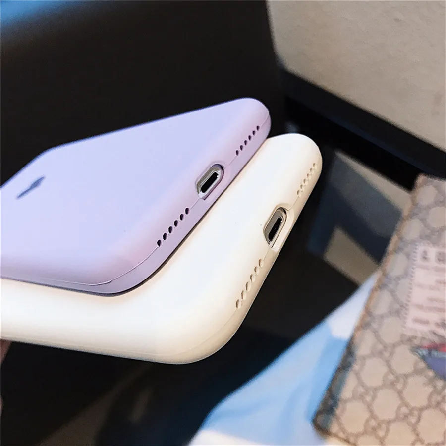 Силиконовый чехол для iPhone X XS MAX XR 7 8 6 S Plus s Plus|Бамперы| |