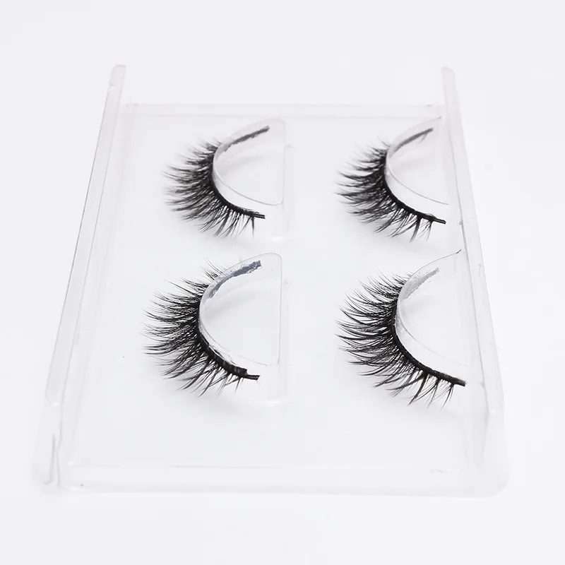 DOCOCER 2 пары natural накладные ресницы eyelashes длинные Макияж 3d Искусственные ресницы для красоты 759 - Длина: 760