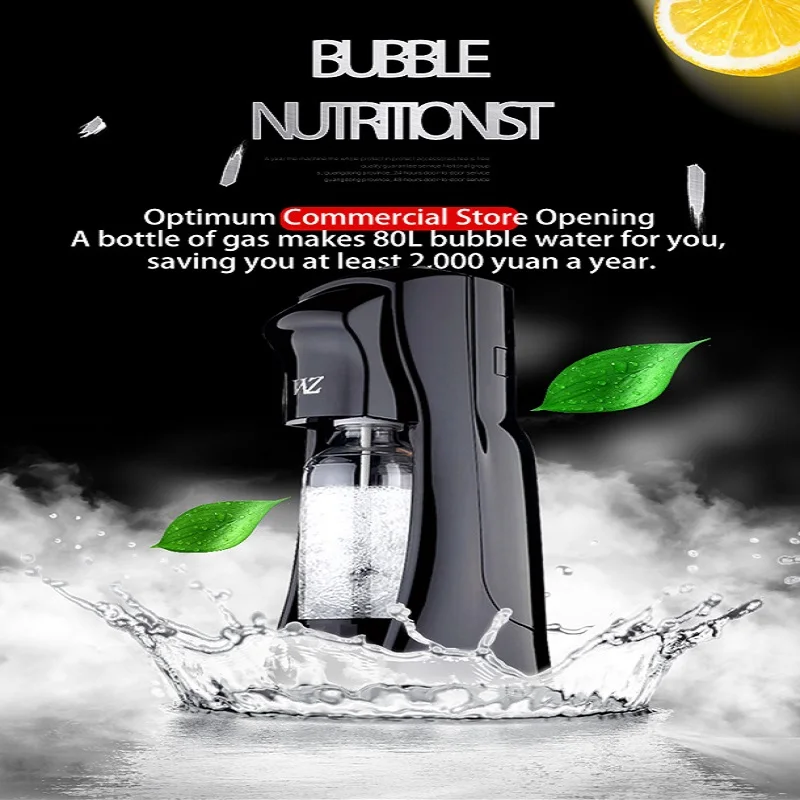 

Commercial Siphon Manual Soda Water machine Siphon CO2 Dispenser water 1.5L DIY Cool Drinker Cocktail Bubble Soda maker sodaplus