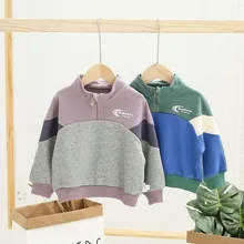 Модная одежда для новорожденных; модные толстовки для маленьких мальчиков и девочек; толстовка с капюшоном; топы; Повседневная Толстовка с рисунком; Верхняя одежда для малышей