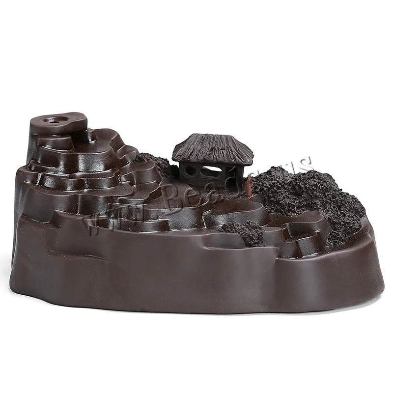 Home Decor Mountain River Ceramic Backflow Incense Burner Smoke Waterfall Incense Holder Censer Use In Home Office Teahouse