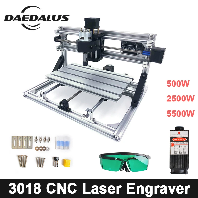

CNC 3018 With ER11 Laser Cutter DIY Router Laser Engraver Mini Milling Machine Wood Router GRBL Controller