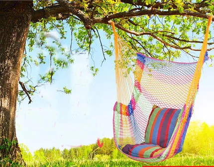 Breathable ice mesh hanging single chair swing outdoor mesh Summer beach hammock Swinging hammock adult children kids Breathable ice mesh hanging single chair swing outdoor mesh Summer beach hammock Swinging hammock adult children kids