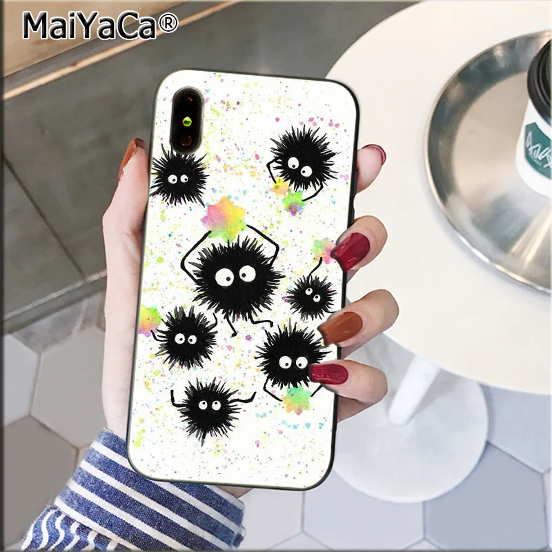 MaiYaCa милый унесенный призраками аниме Ghibli Миядзаки Coque чехол для телефона для Apple iPhone 11 pro max 8 7 6 6S Plus X XS MAX 5 5S SE XR - Цвет: 4