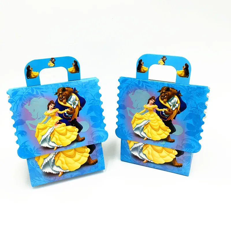 6pcs beauty candy boxes kids birthday wedding party
