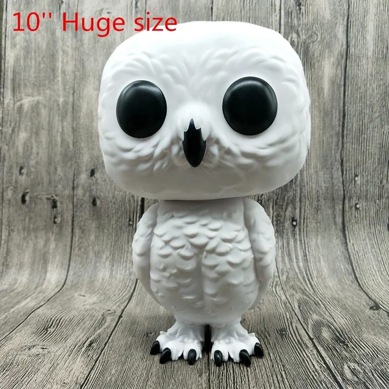 

10'' Huge Funko pop Secondhand Harry Potter - Hedwig Super-sized Vinyl Action Figure Collectible Model Loose Toy No Box