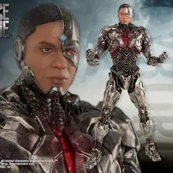 18 см Justice League Victor Stone Cyborg 1/10 ВЕСЫ Dc фигурка супергероя Коллекционная модель для детей