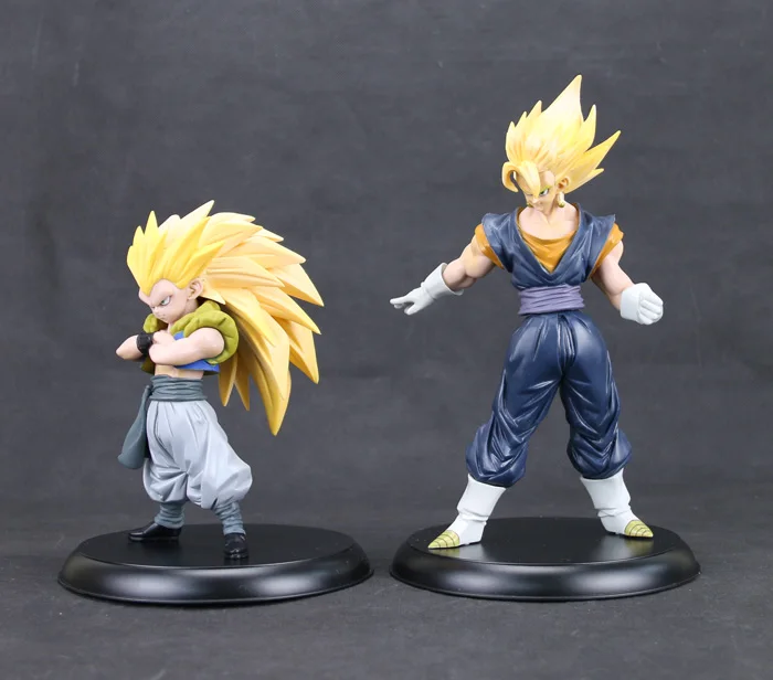 

Hot Sale Dragon Ball Z Super Saiyan 3 Gotenks Gogeta Banpresto HQDX VOL.6 Action Figure 22cm