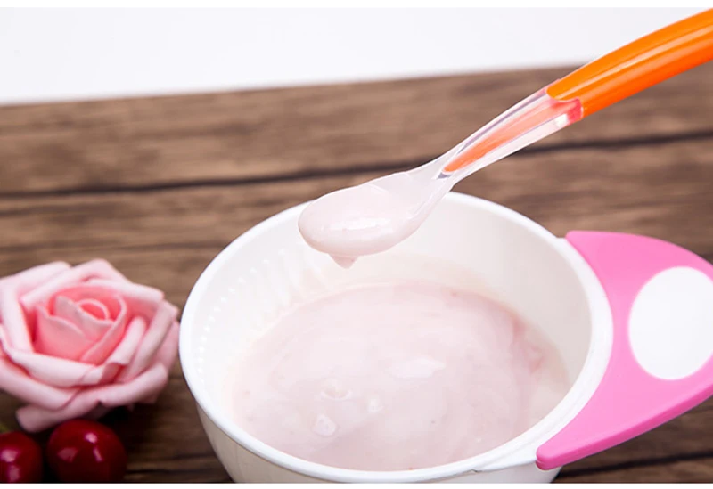 Детская Ложка силиконовая молочная медицинская посуда для кормления рисовые злаки посуда для обучения младенцев Обучающие ложки T0553