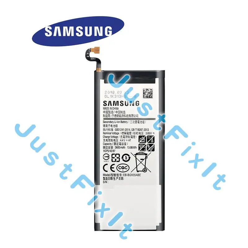 

Original EB-BG935ABE Battery for Galaxy S7 Edge G935 G9350 G935F G935FD G935W8 3600mAh