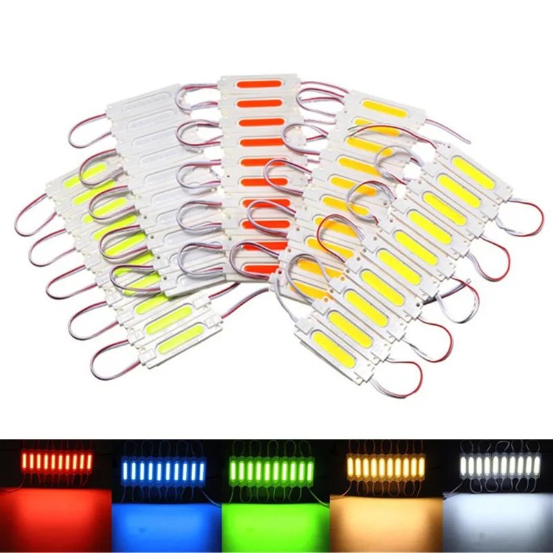 

10PCS COB Injection LED Module 12 DC Window Store Front Lighting LED Strip Light Waterproof 10W