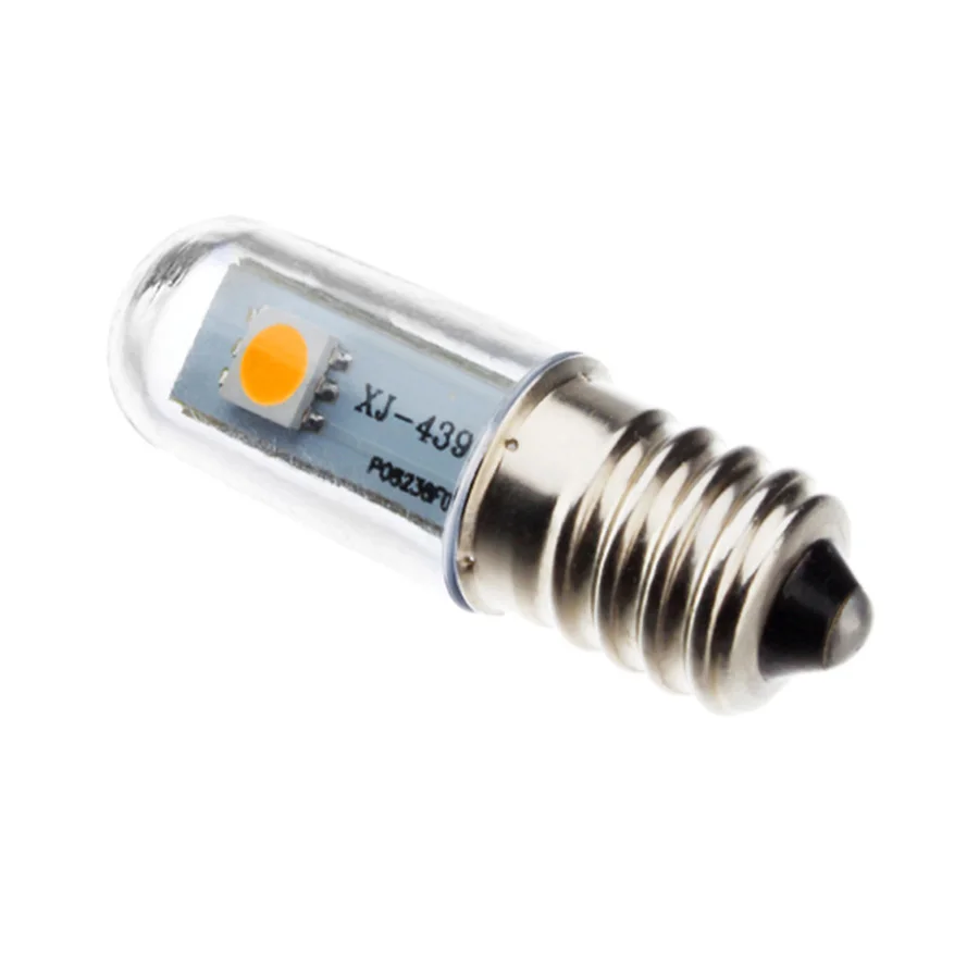 T15 Мини E14 Холодильник LED Lights SMD5050 0.5 Вт Теплый Белый AC 220 В Микроволновые печи
