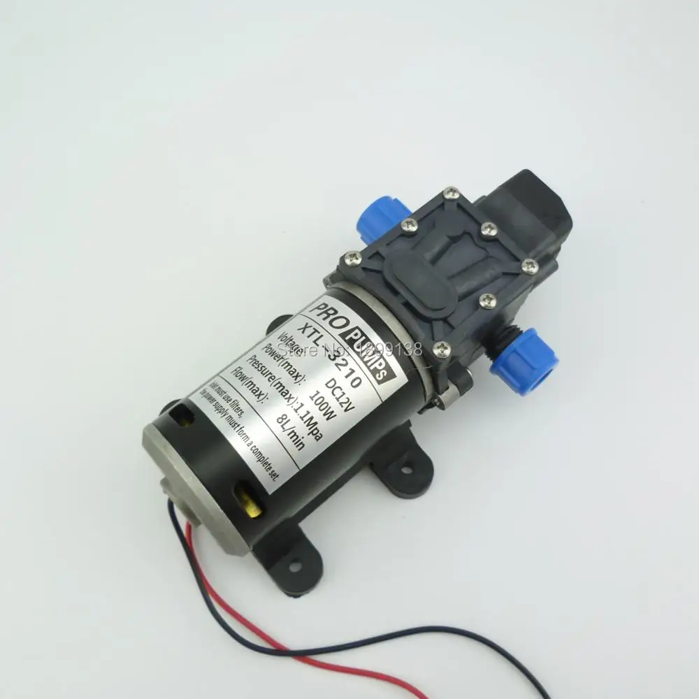 8L/Min small electric diaphragm water pump High Pressure water pump dc