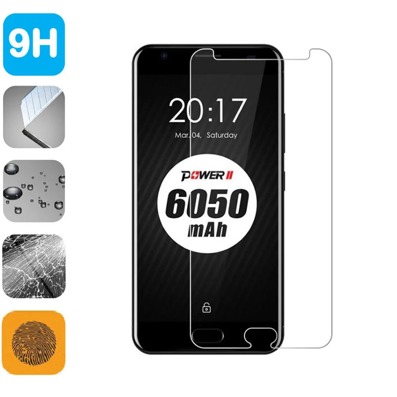 9H Tempered Glass LCD Screen Protector Shield Film for UleFone T1 Anti-scratch Cover Accessories | Мобильные телефоны и