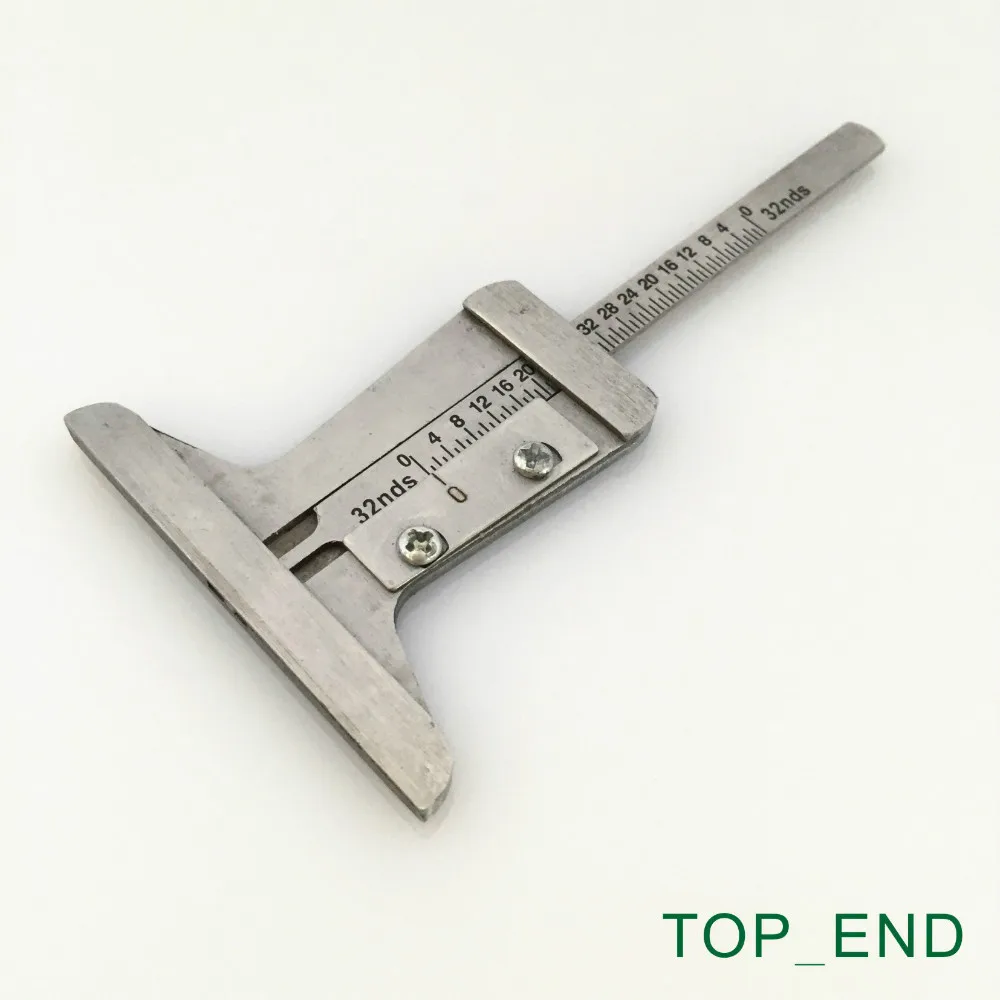 

Free Shipping,1pc,T Style Stainless Steel Tire Tread Depth Gauge,Stainless Steel Slide (Removable),0-25mm,0-32 (32NDS)