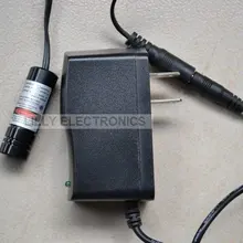 Регулируемый Фокусируемый 405nm 150 mW фиолетовый/синий лазерный точечный модуль с адаптером переменного тока