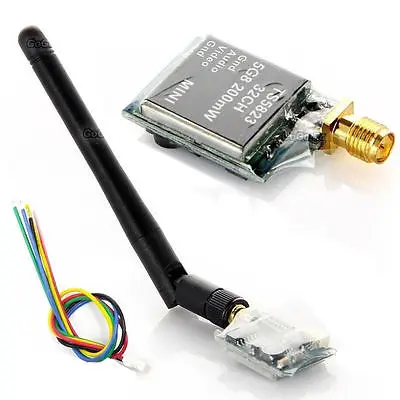 Boscam TS5823 5 8G 200mW 32CH FPV мини беспроводной av-передатчик модуль для | Игрушки и хобби
