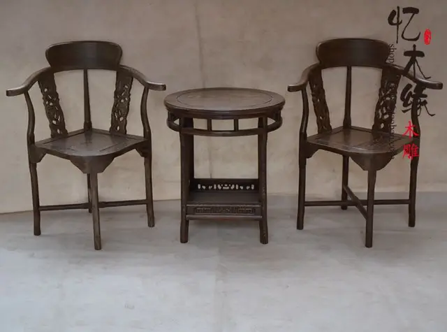 Mahogany Furniture, Chinese Antique Rosewood Wood Wings Lover Taiwan Mahogany furniture, Chinese antique rosewood wood wings lover Taiwan leisure chair small round table special - Mahogany Furniture, Chinese Antique Rosewood Wood Wings Lover Taiwan