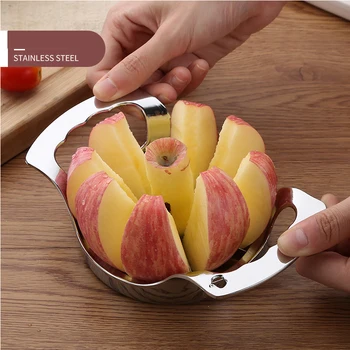 

Apple Cutter Steel Slicer Vegetable Fruit Pear Peeler Divider Dicing Kitchen Utensils Gadgets Tools Apple Cutter Knife