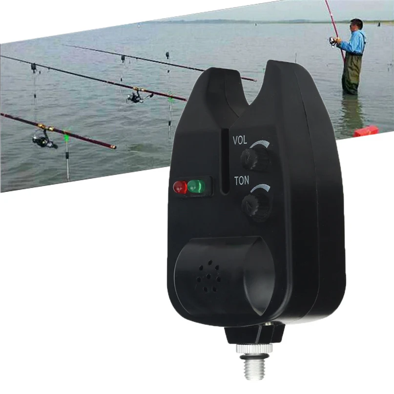 Booms Fishing E1 Fish Bite Alarm Electronic Buzzer on Fishing Rod with Loud Siren Daytime Night on Fishing Bell Tool #2M10 (1)
