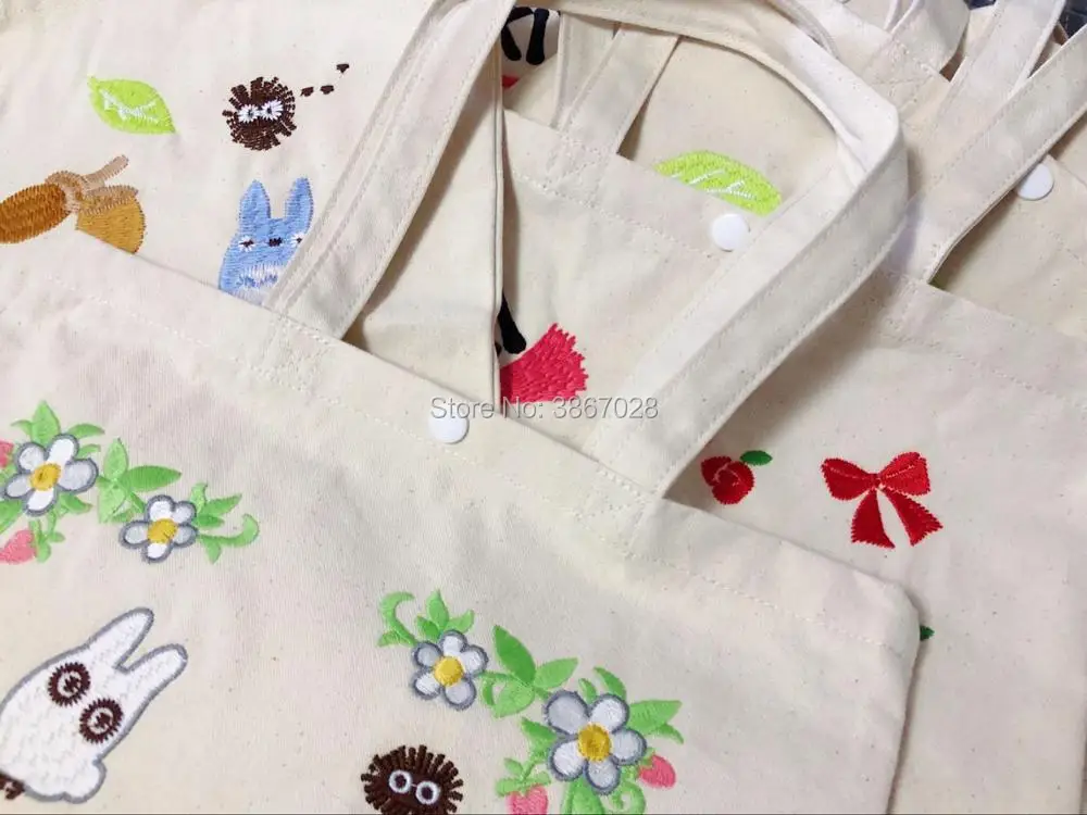 Новая Оригинальная сумка через плечо My Neighbor Totoro Kiki Холщовая Сумка для