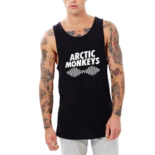 Loo show Arctic Monkeys рок-н-ролл Музыка черная летняя майка для тренировок для мужчин