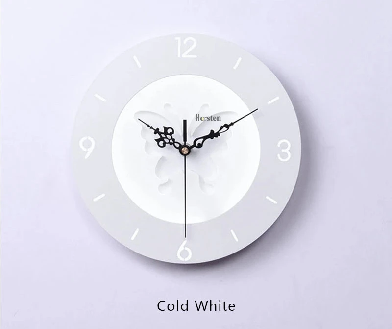 Modern Creative Clock Design LED Wall Lamp Nordic Simple Decorative Wall Lights For Living Room Bedroom Kids Room Aisle (10)