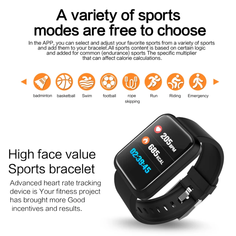 Original Sport3 Smart Watch Men Blood Pressure IP67 Waterproof Fitness Tracker Clock Smartwatch For IOS Android Wearable Devices