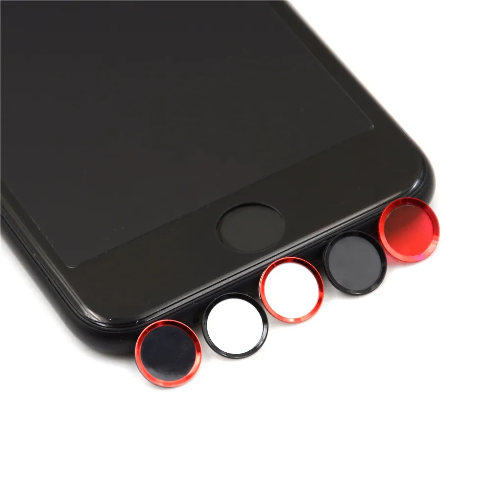 Главная Кнопка Наклейка защита для клавиатуры Keycap для IPhone 5S 5 SE 4 6 6s 7 Plus Поддержка отпечатков пальцев разблокировка сенсорного ключа ID